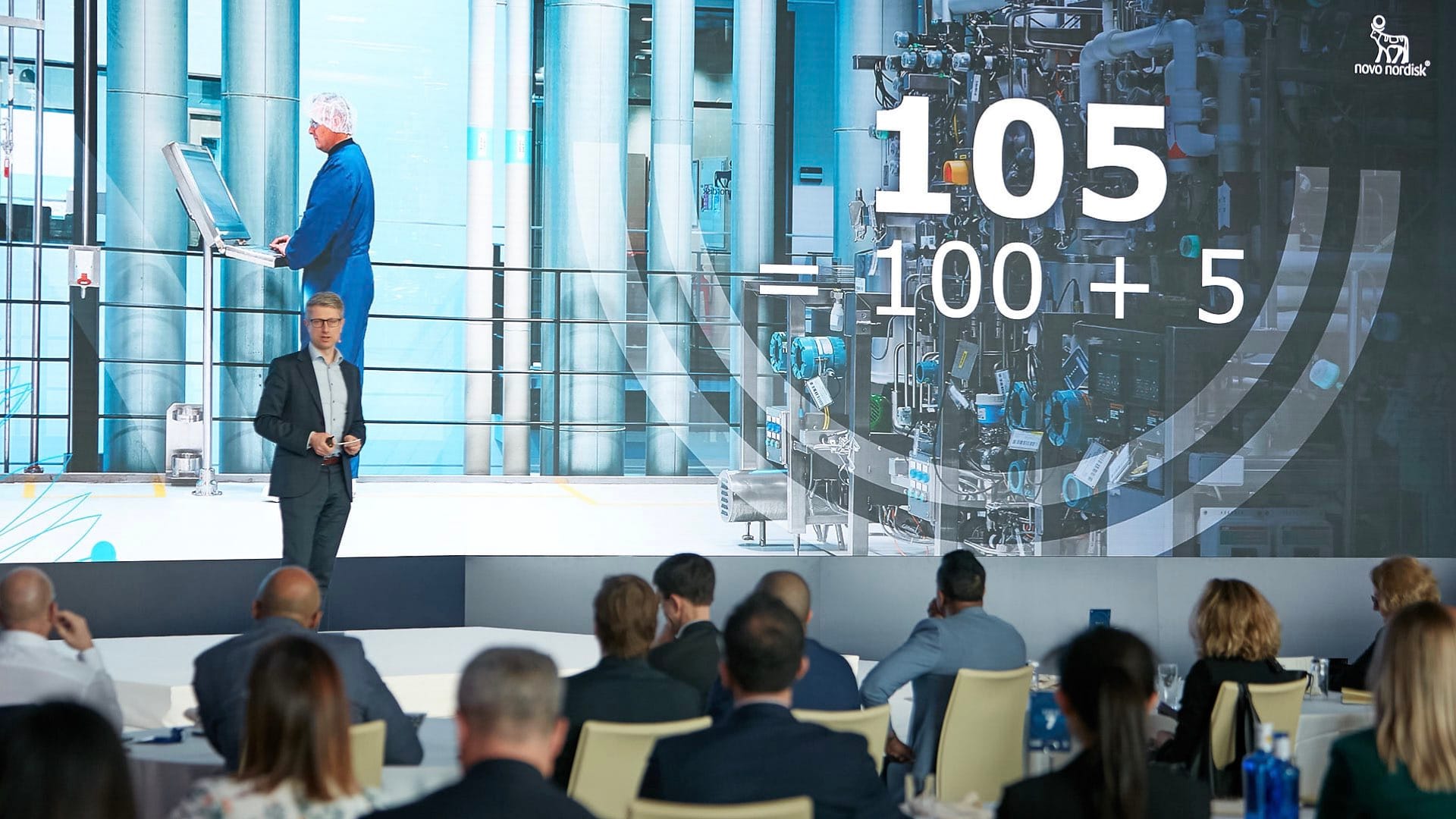 Corporate photography in a big event
